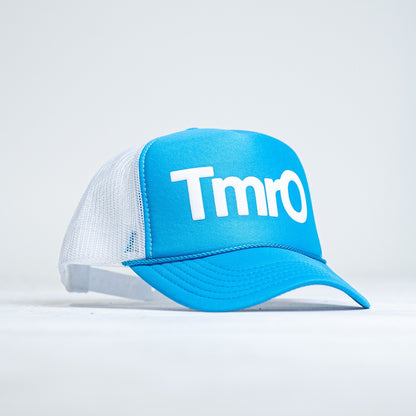 TmrO Trucker Hat Baby Blue/White