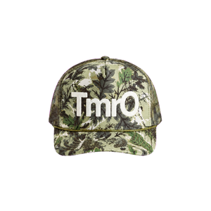 TmrO Trucker Hat in leaf camo