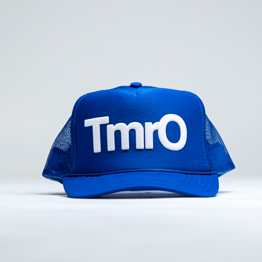 TmrO Trucker Hat -  Blue Cherry