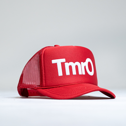 TmrO Trucker Hat - Cherry Red